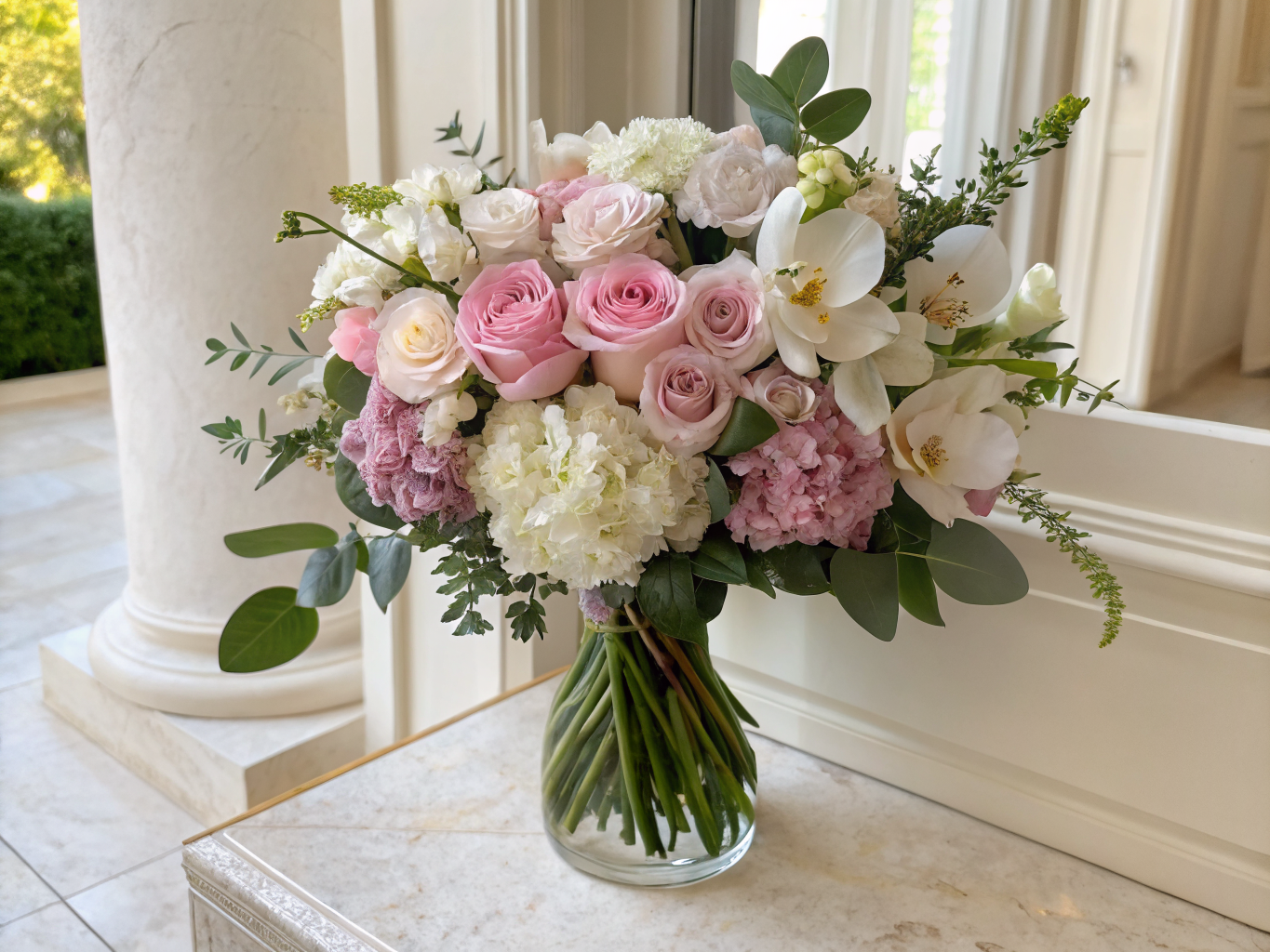 Großes Überraschungsbouquet
